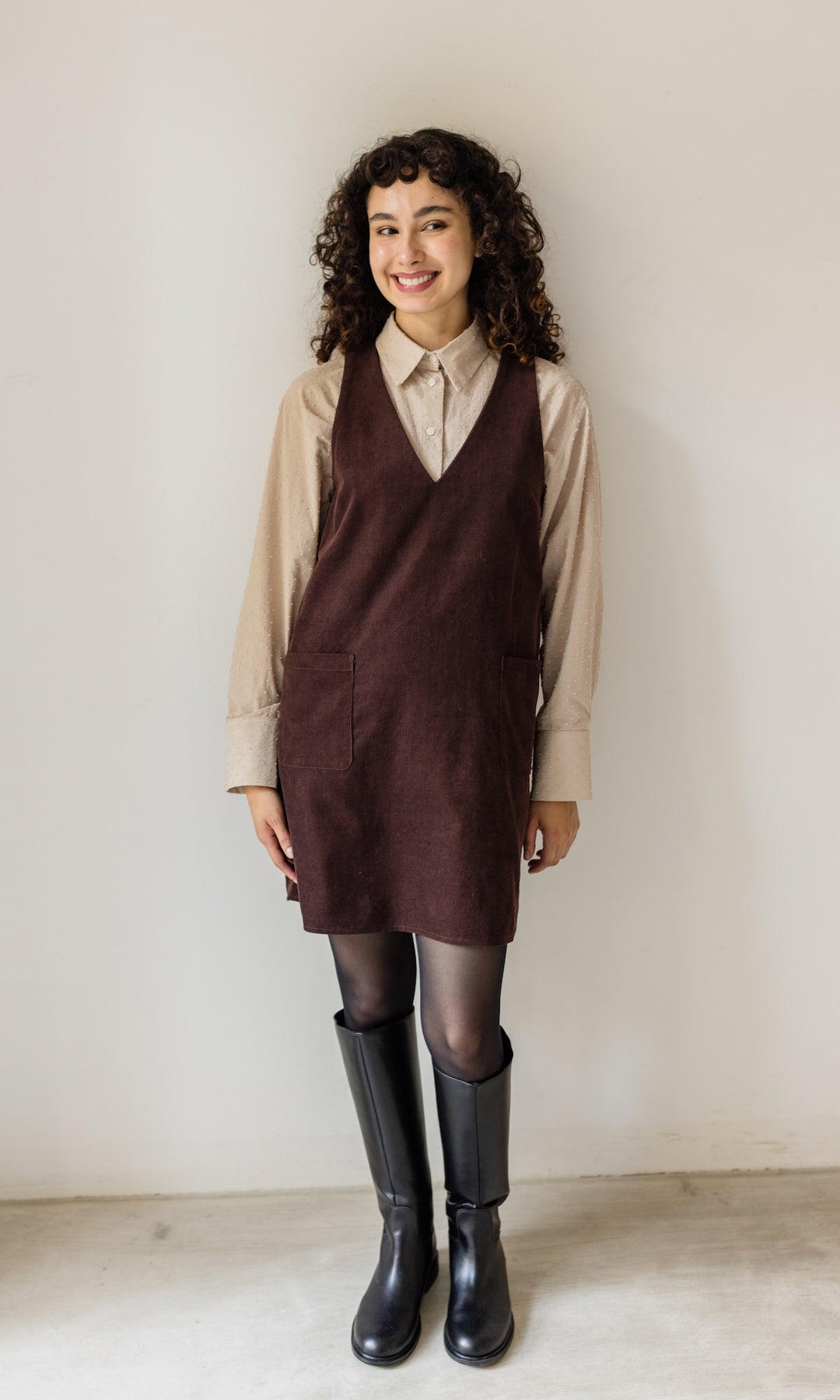 Minikleid aus Cord Audrey