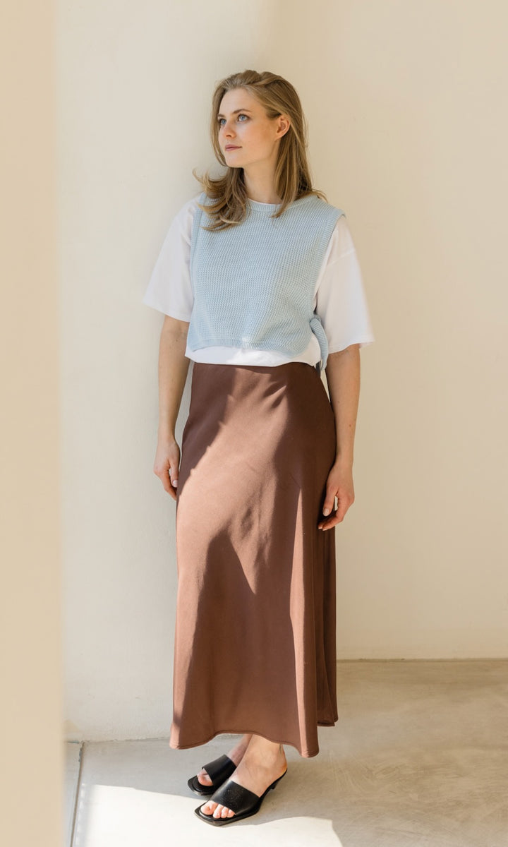 Oversized T-Shirt in Weiß - abricot coco
