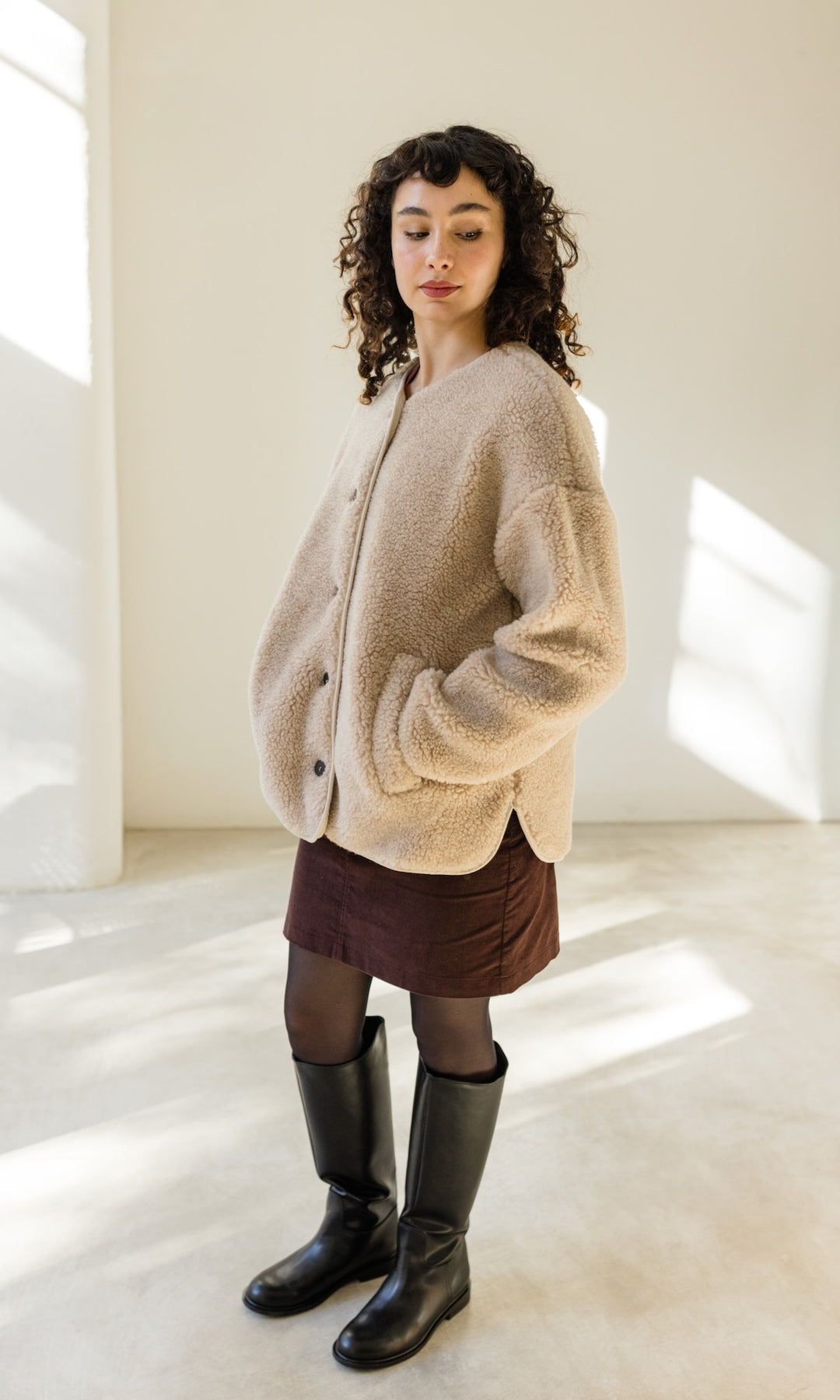 Schafwoll Jacke (Schurwolle)