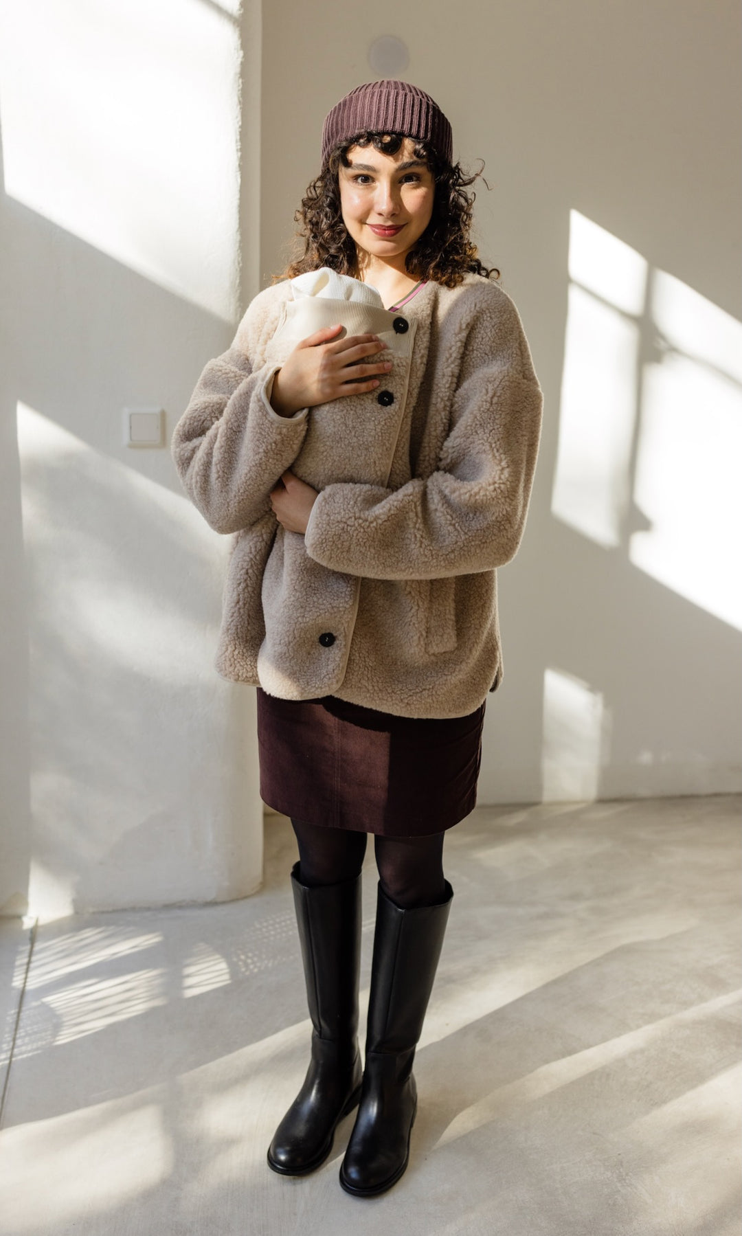 Babytrageeinsatz (Schurwolle) separat