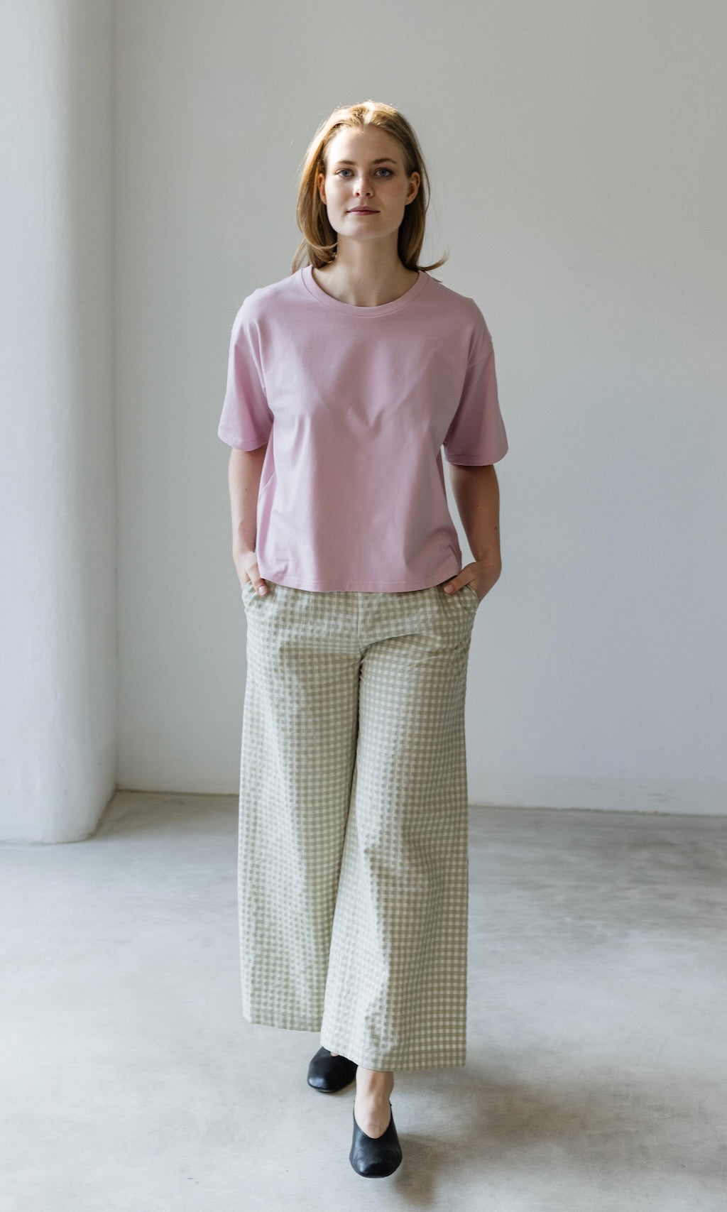 Oversized T-Shirt in Rosé - abricot coco