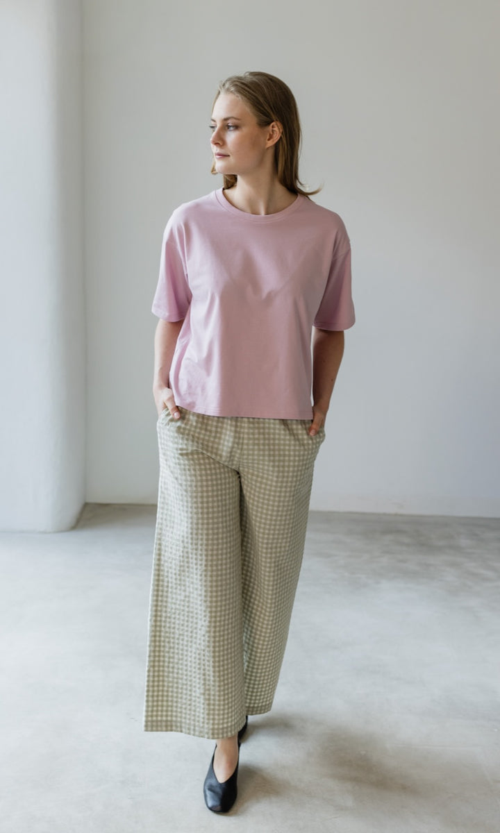 Oversized T-Shirt in Rosé - abricot coco