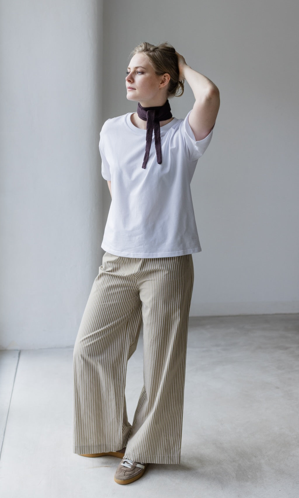 Oversized T-Shirt in Weiß - abricot coco