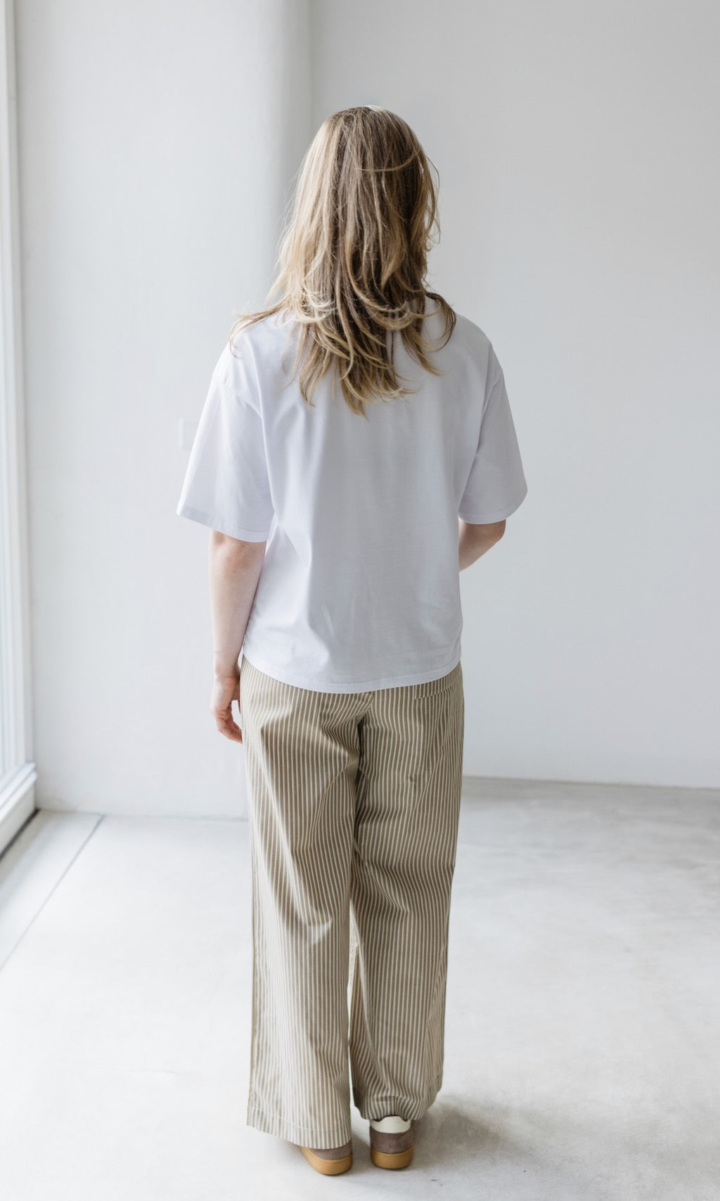 Oversized T-Shirt in Weiß - abricot coco