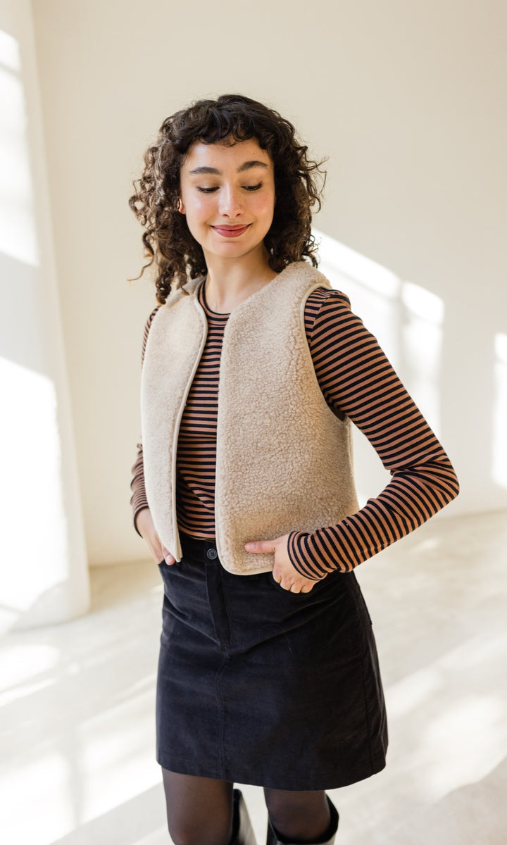 Gestreiftes Langarmshirt Zoé