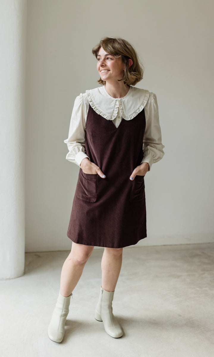 Minikleid aus Cord Audrey