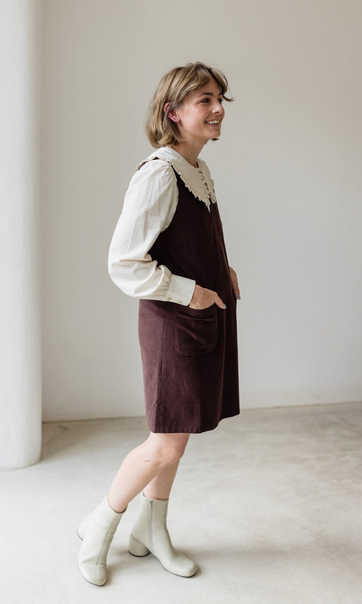 Minikleid aus Cord Audrey