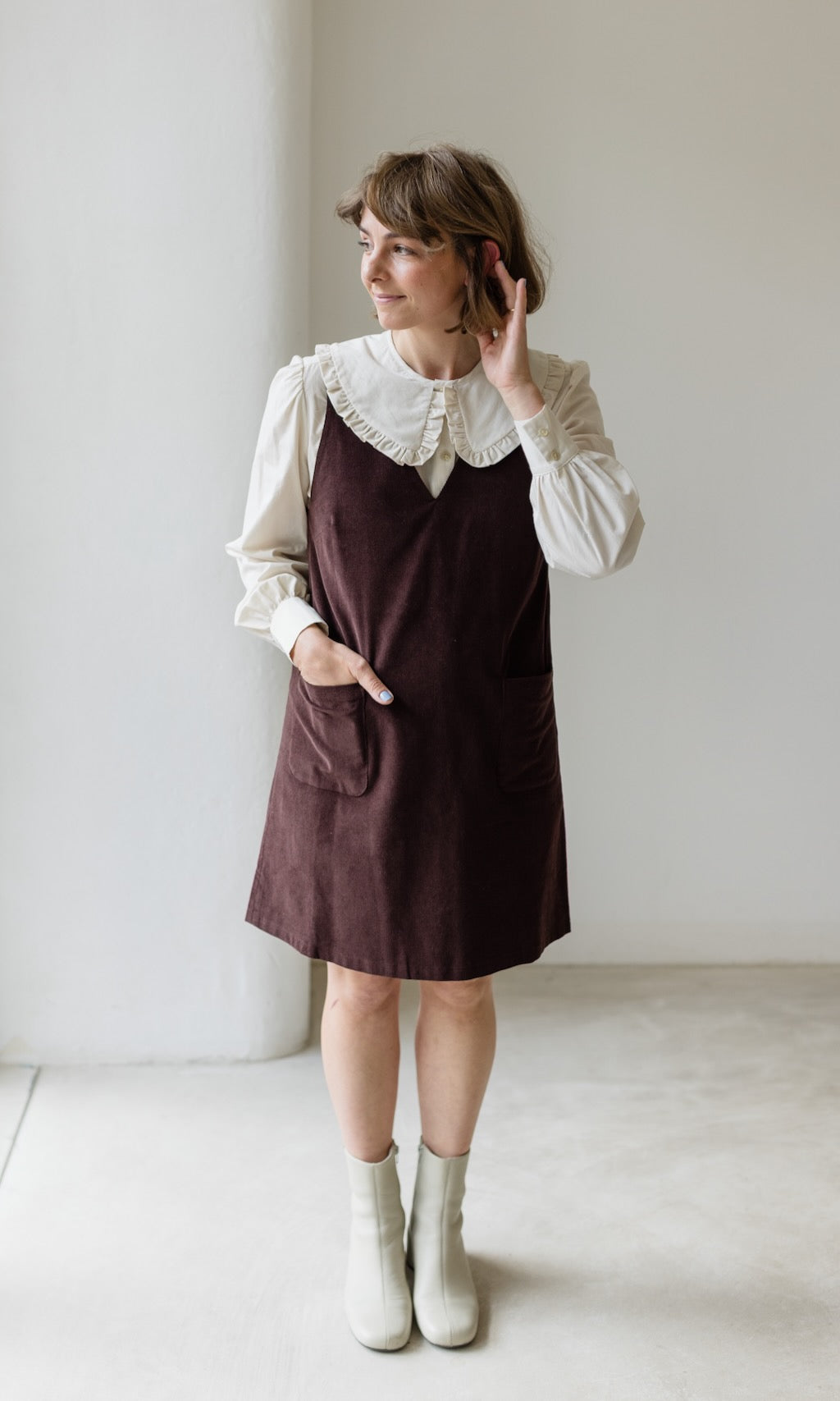 Minikleid aus Cord Audrey