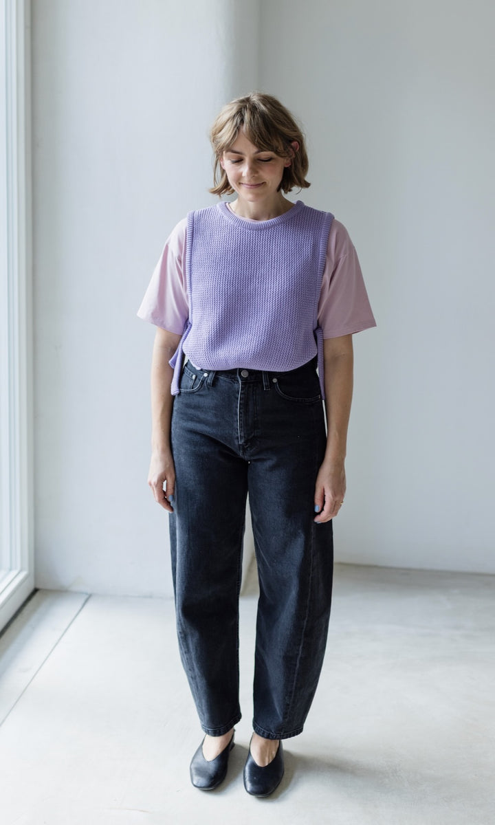 Pullunder mit seitlichem Bindedetail - abricot coco