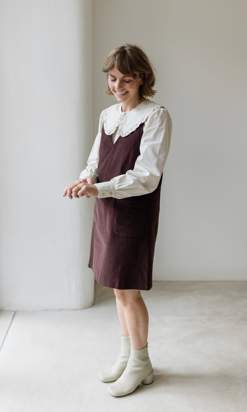 Minikleid aus Cord Audrey