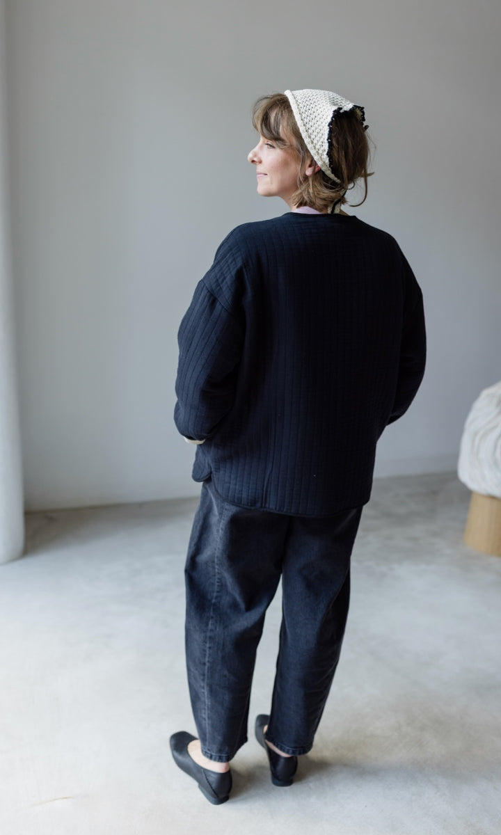 Leichte Oversized Steppjacke Yumiko aus Bio Baumwolle