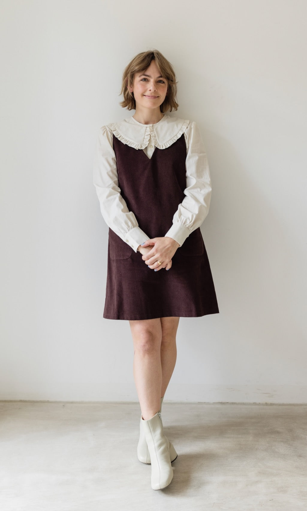 Minikleid aus Cord Audrey