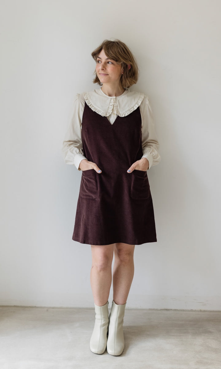 Minikleid aus Cord Audrey