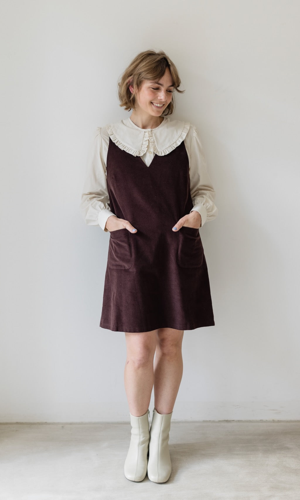 Minikleid aus Cord Audrey