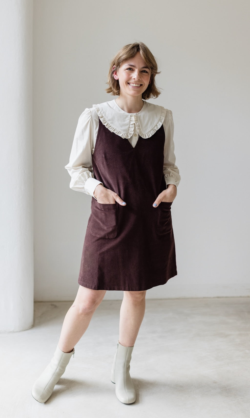 Minikleid aus Cord Audrey