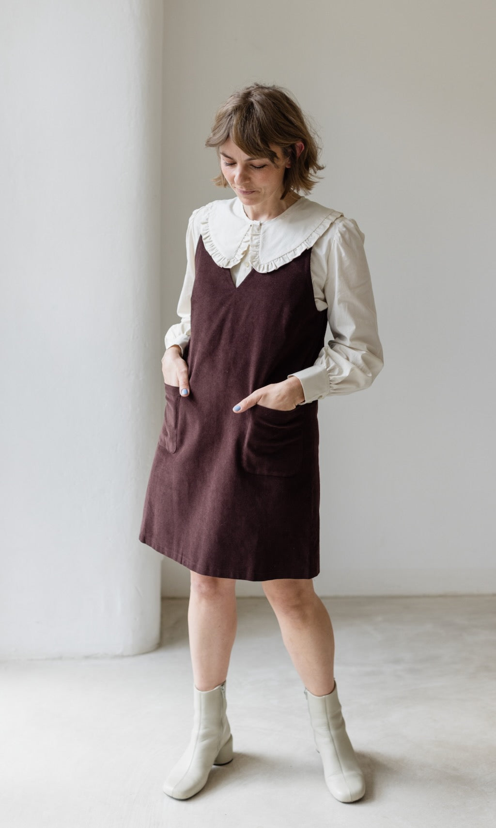 Minikleid aus Cord Audrey