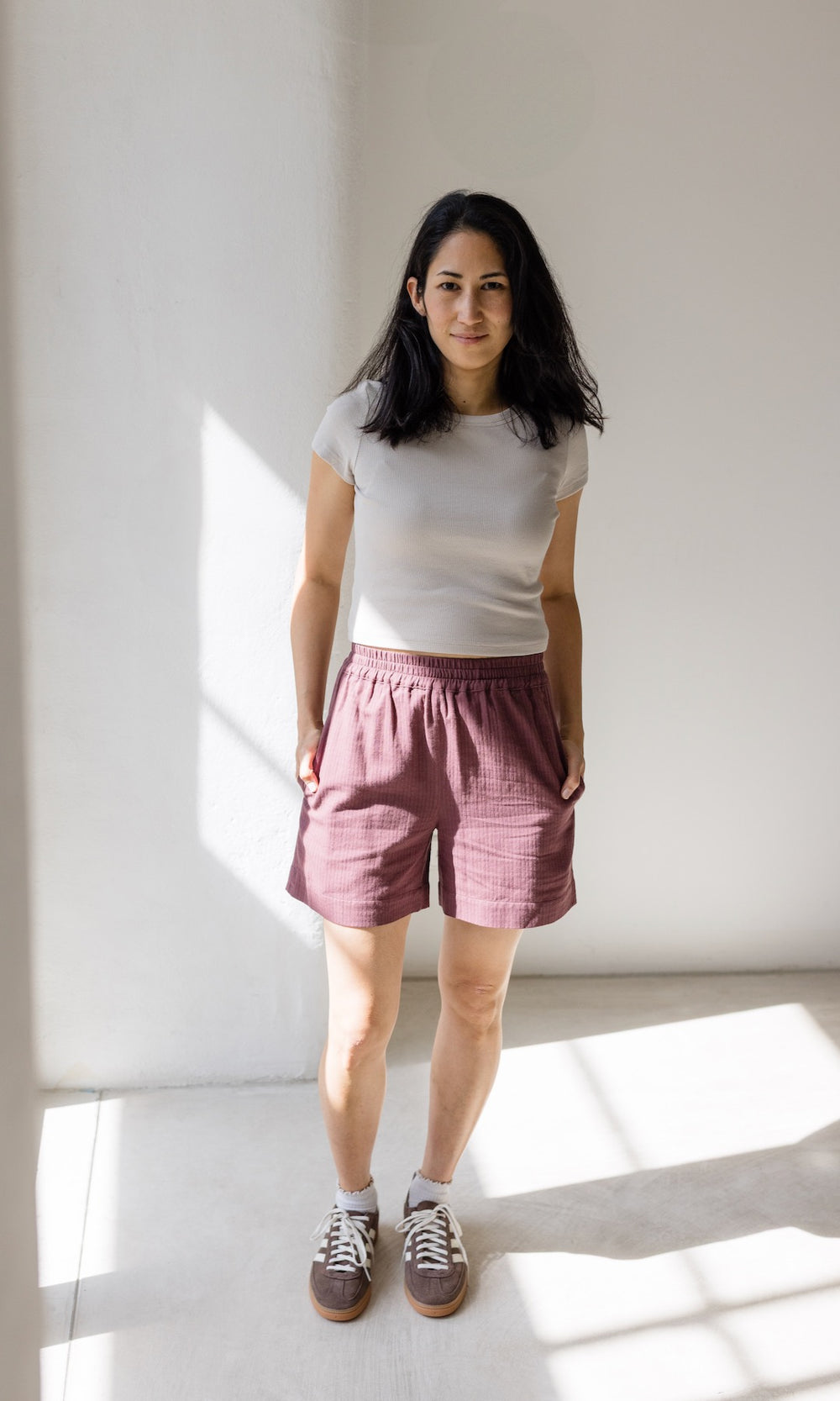 Shorts Jeanne High Waist - abricot coco