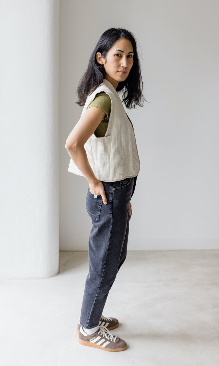 Steppweste Yumiko Cashew
