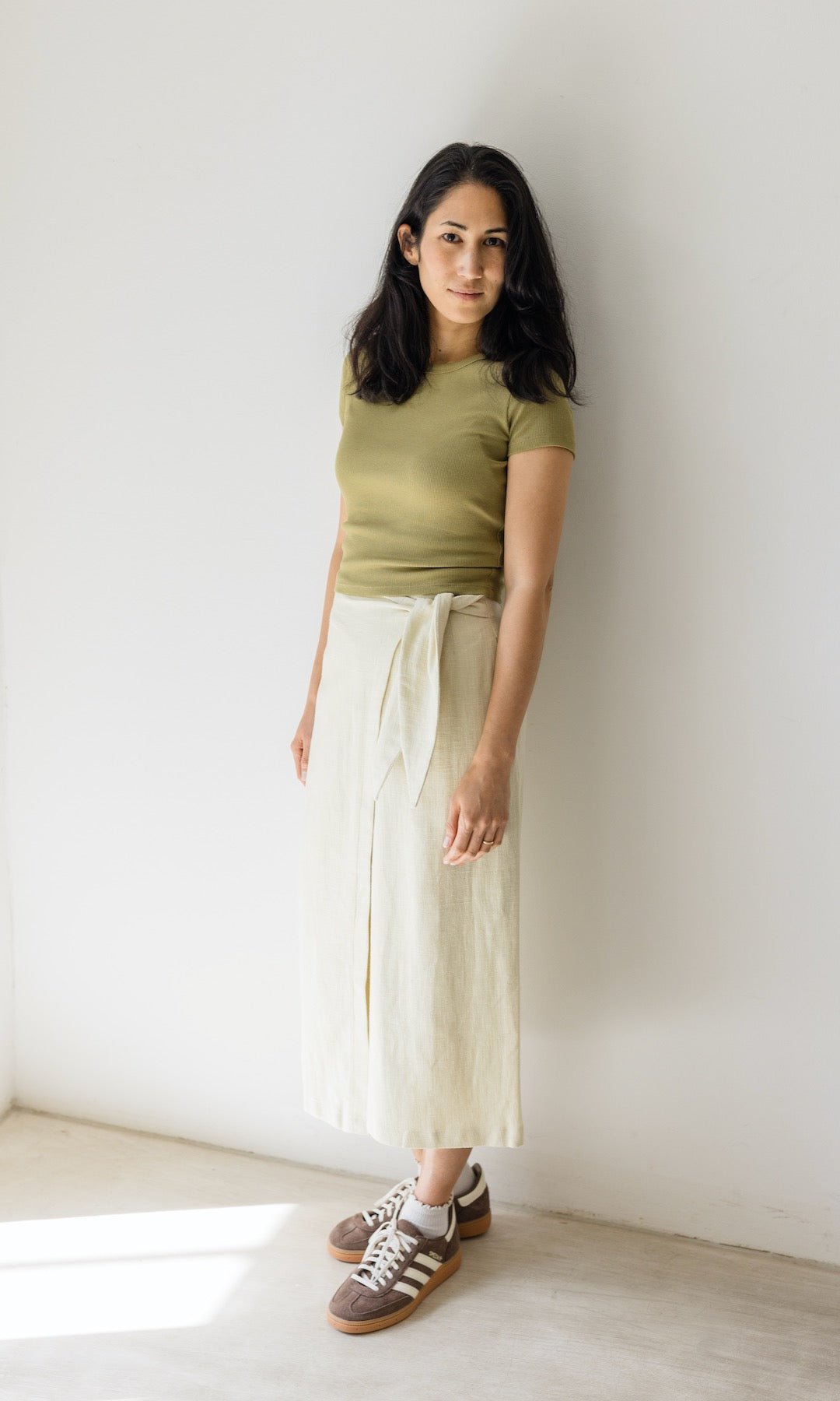 Cropped Rib Top - abricot coco
