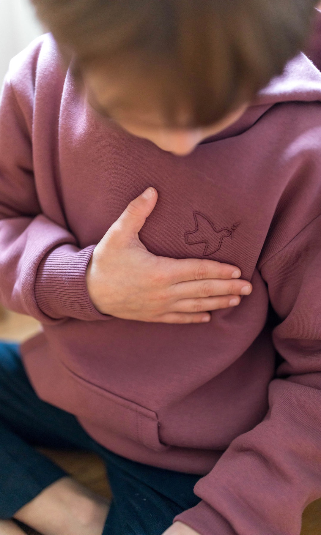 Kinder Hoody x Gretas Schwester (2-12 Jahre) - abricot coco