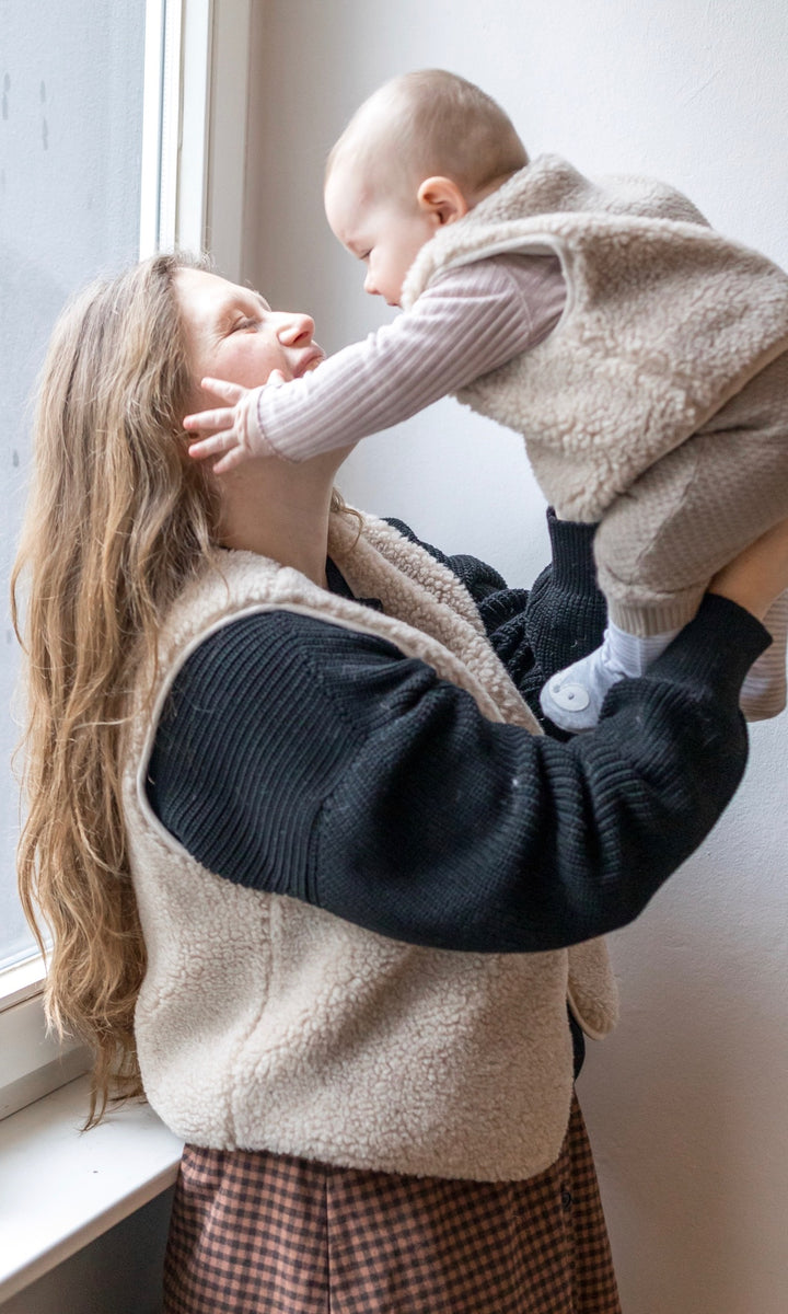 Kinderweste aus Schafwolle (1-8 Jahre)