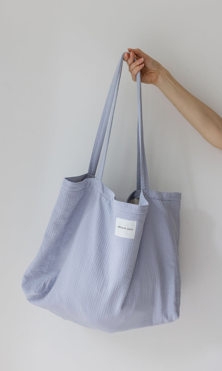 Gesteppte Mom Bag - abricot coco