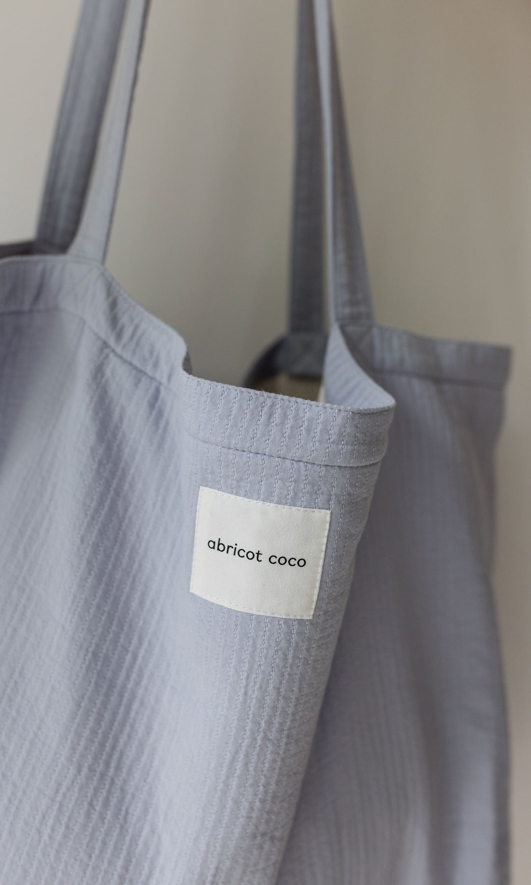 Gesteppte Mom Bag - abricot coco