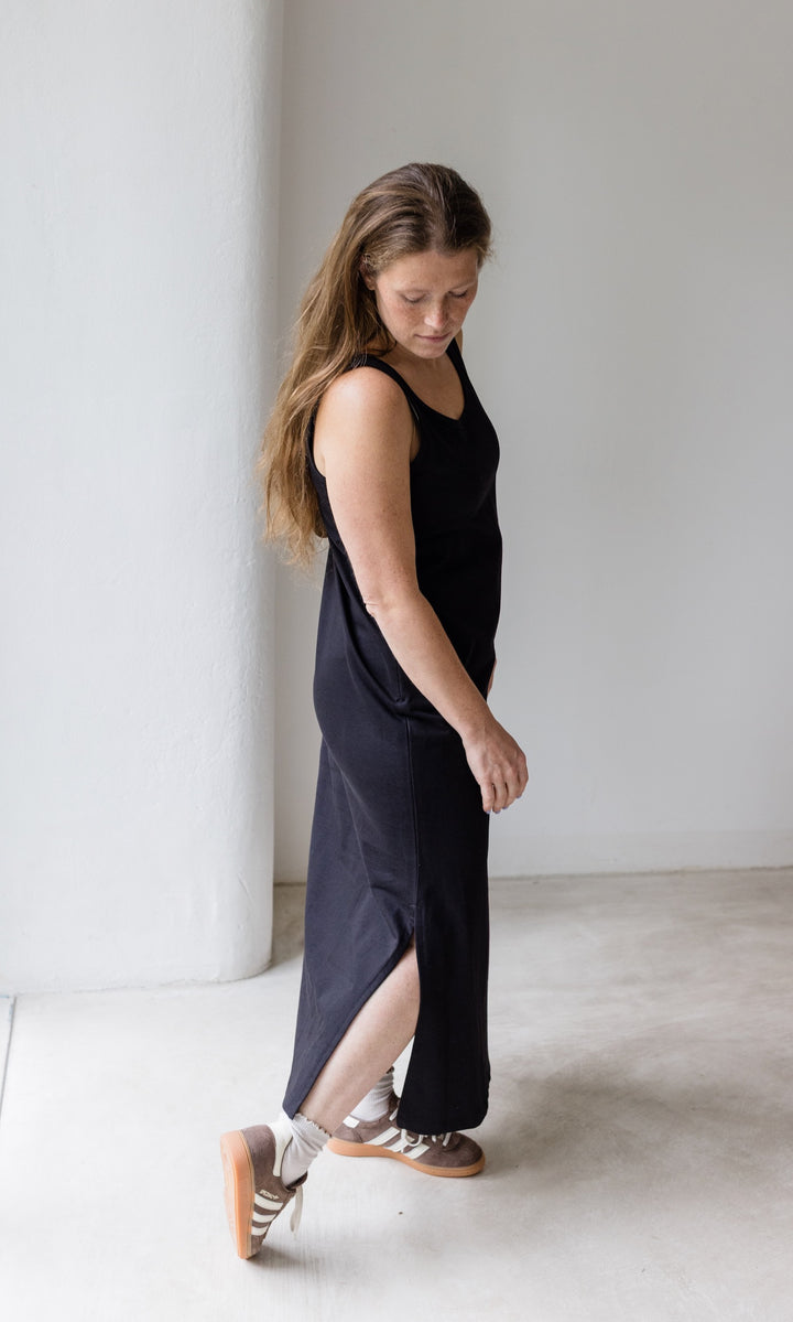 Jersey Kleid mit seitlicher Stillfunktion