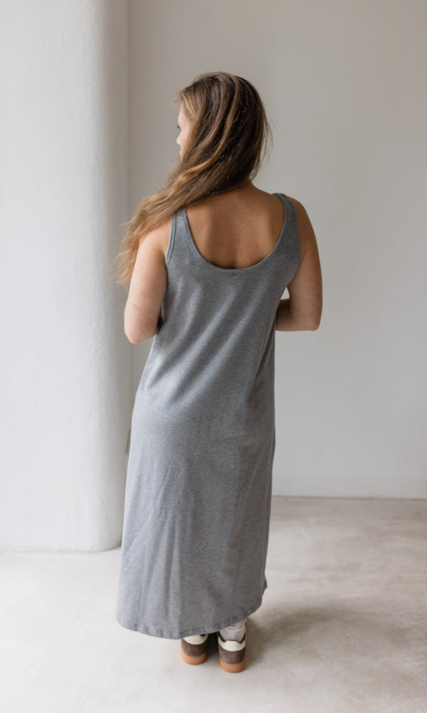 Jersey Trägerkleid mit seitlicher Stillfunktion