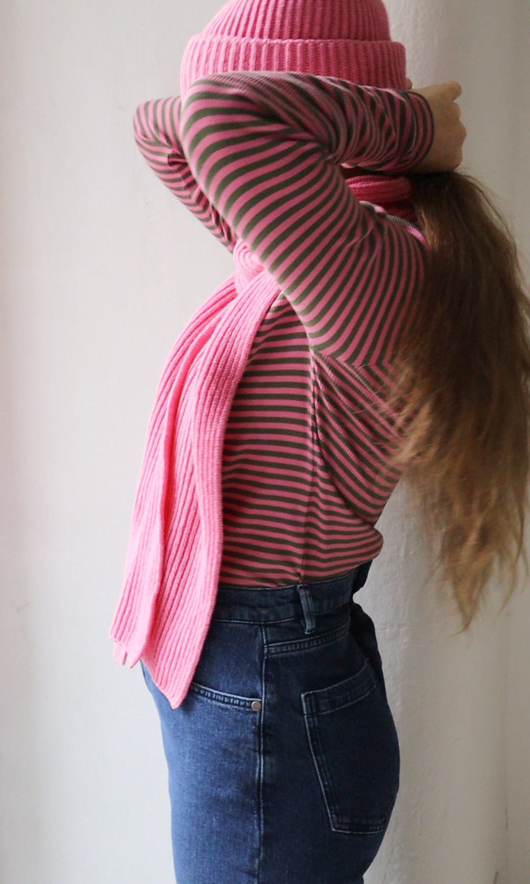 Strickmütze aus Baumwolle