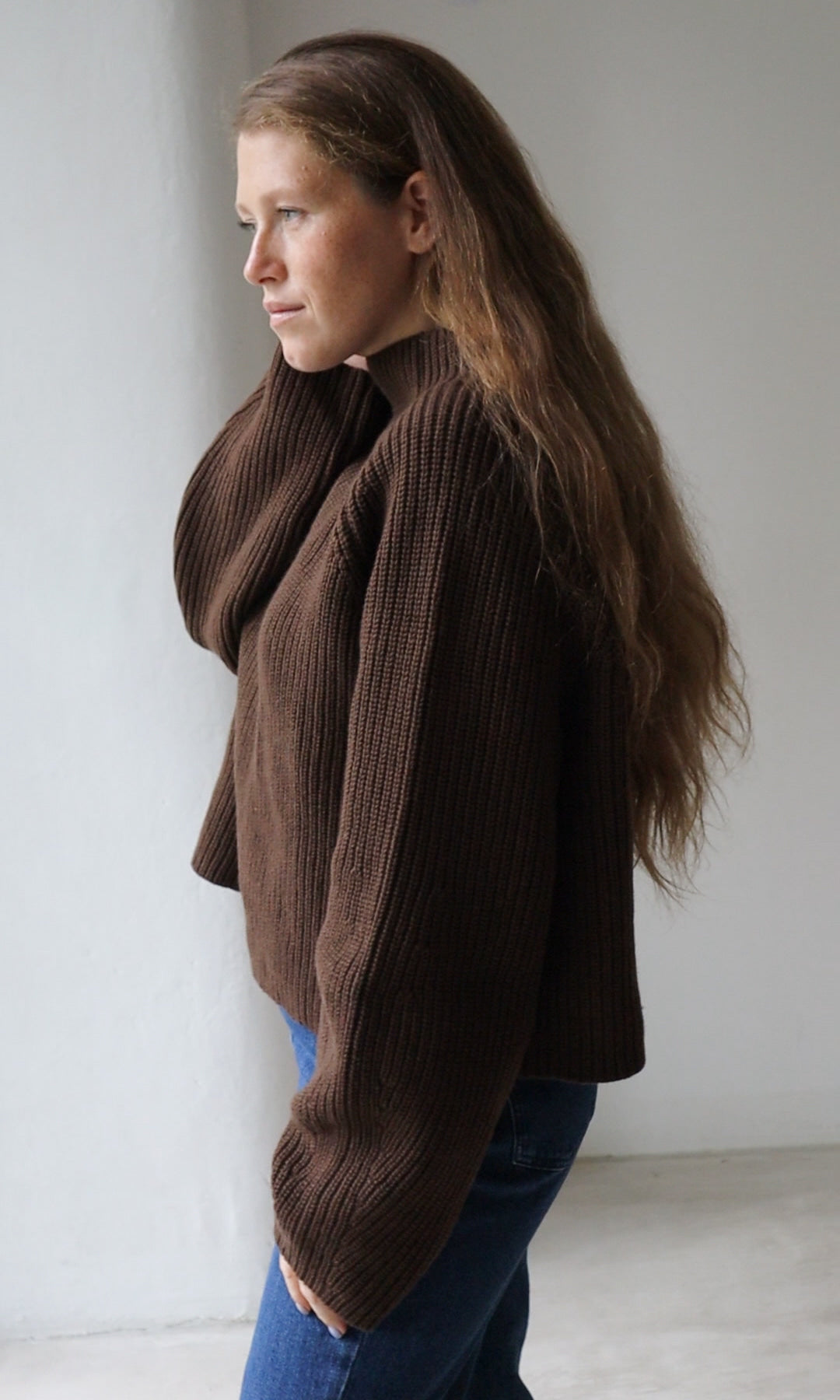 Oversized Jumper (Merinowolle-Kaschmir)
