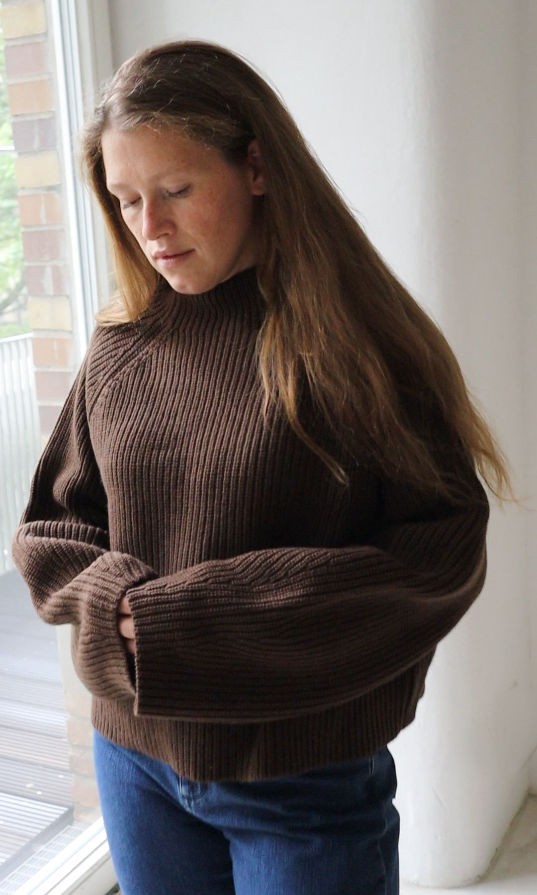 Oversized Jumper (Merinowolle-Kaschmir)