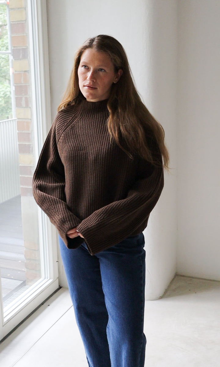 Oversized Jumper (Merinowolle-Kaschmir)