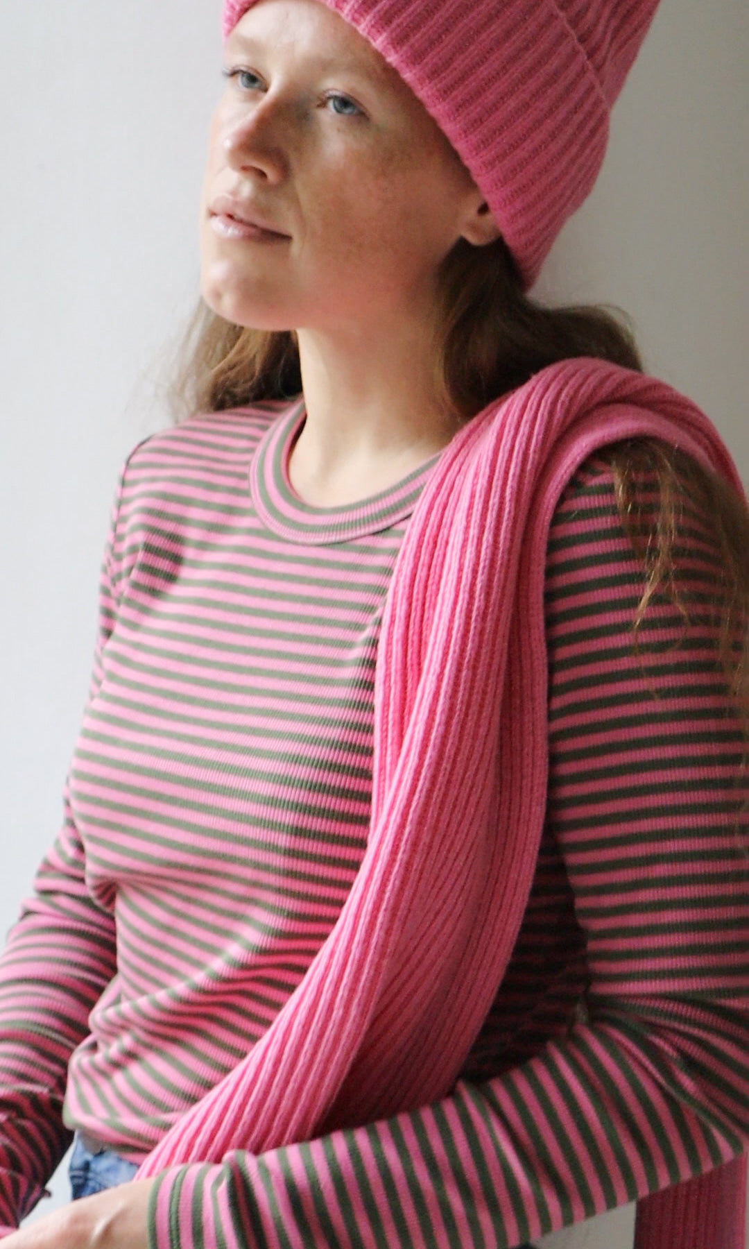 Gestreiftes Langarmshirt Zoé
