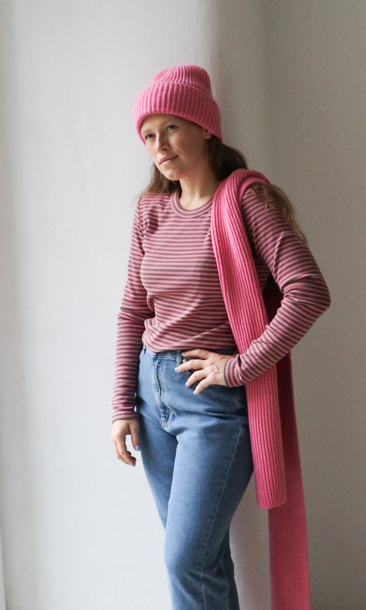 Gestreiftes Langarmshirt Zoé
