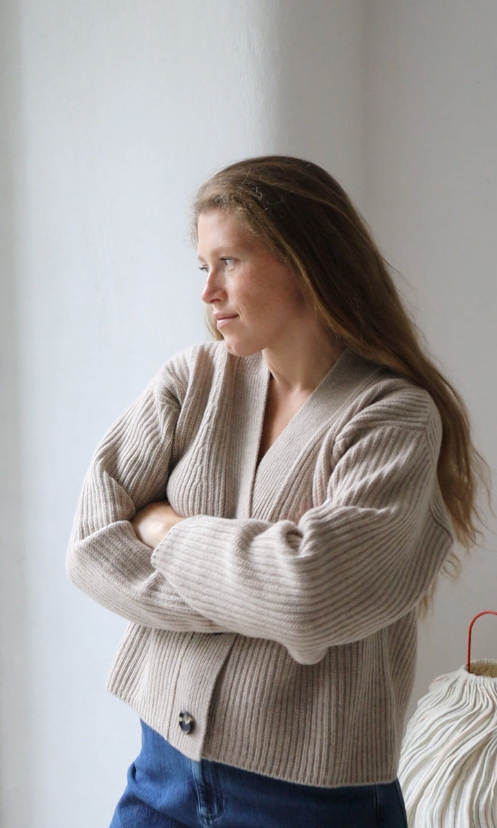 Cardigan (Merinowolle-Kaschmir)