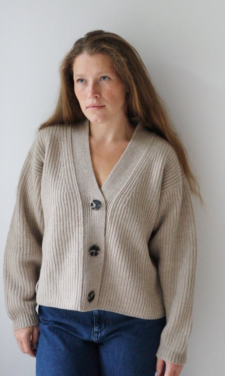 Cardigan (Merinowolle-Kaschmir)