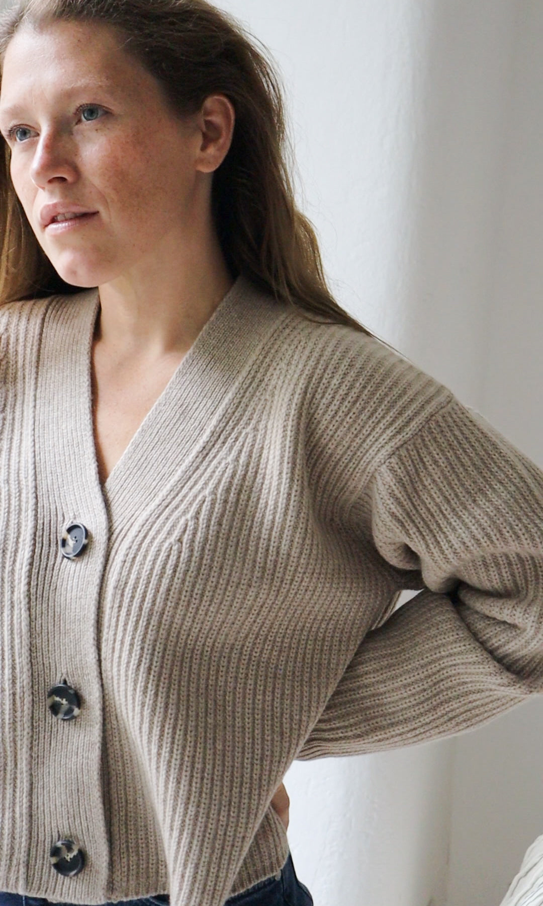 Cardigan (Merinowolle-Kaschmir)