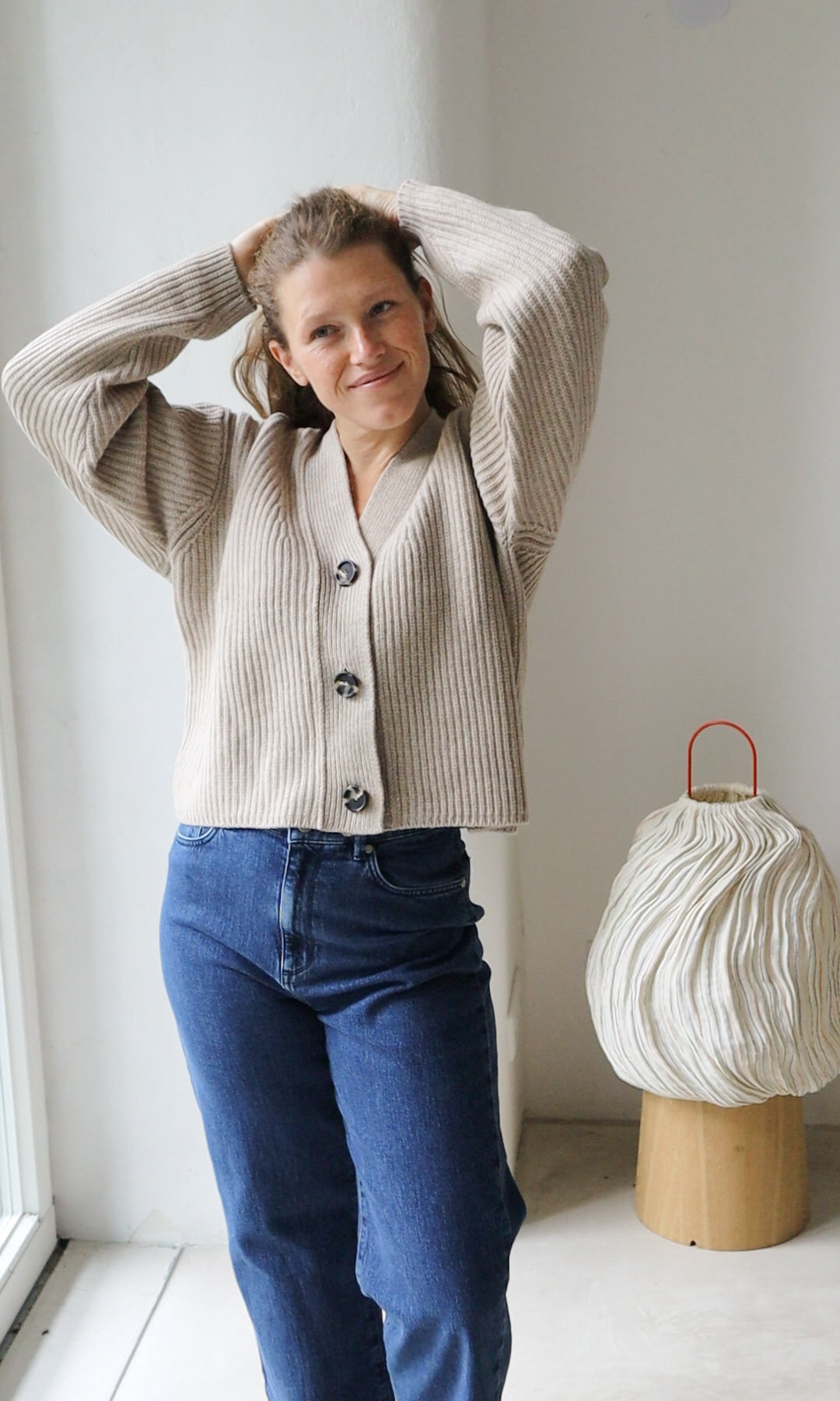 Cardigan (Merinowolle-Kaschmir)