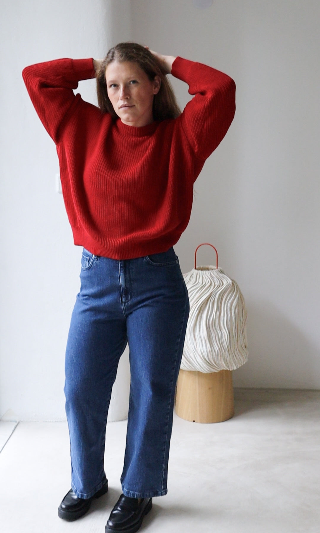 Strickpullover aus Bio Baumwolle