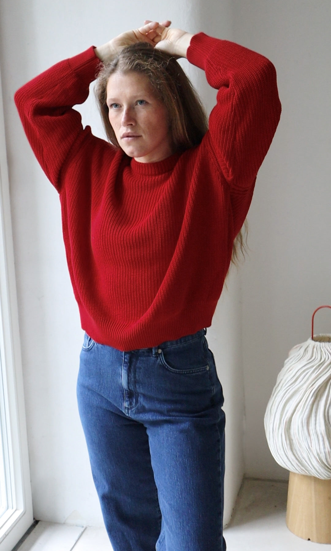Strickpullover aus Bio Baumwolle