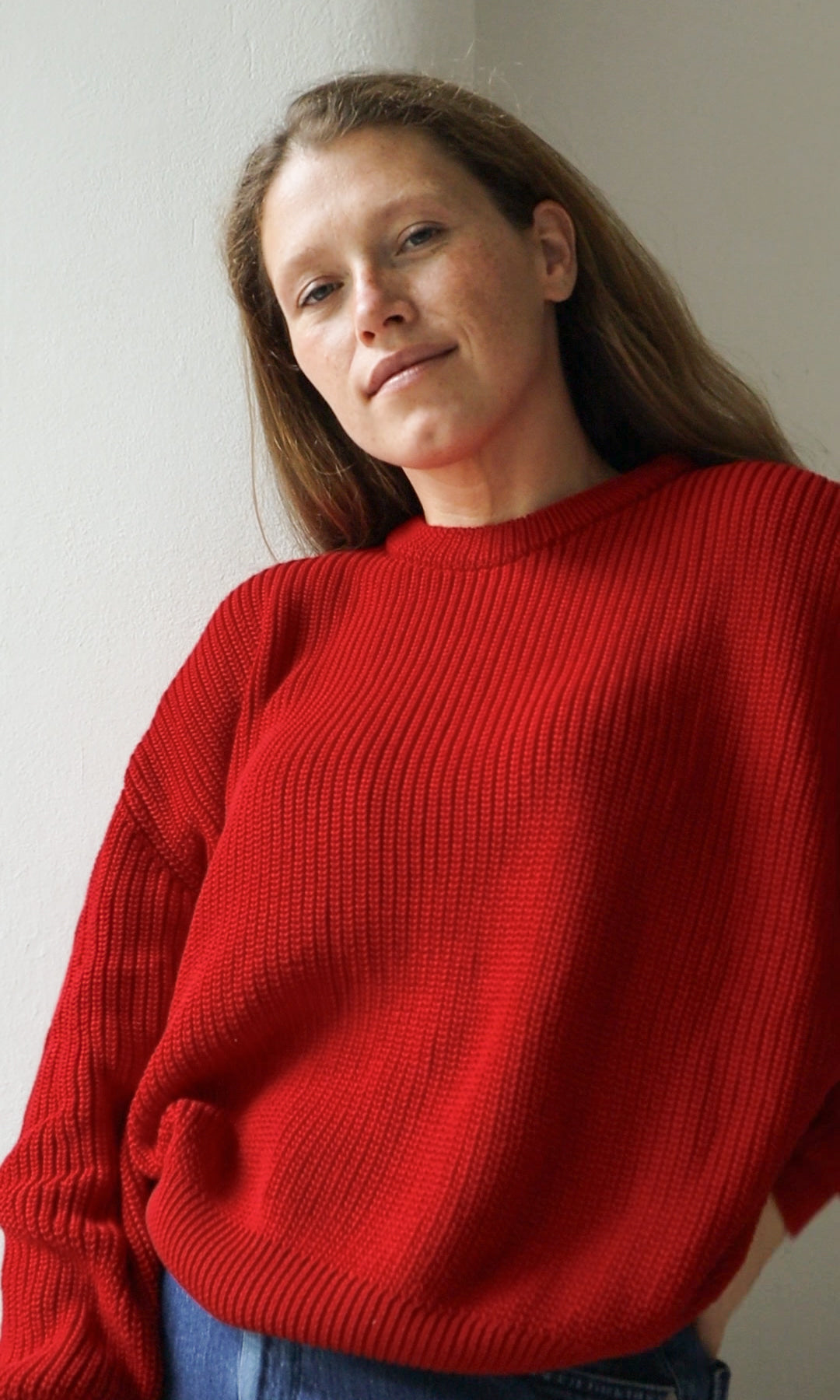 Strickpullover aus Bio Baumwolle