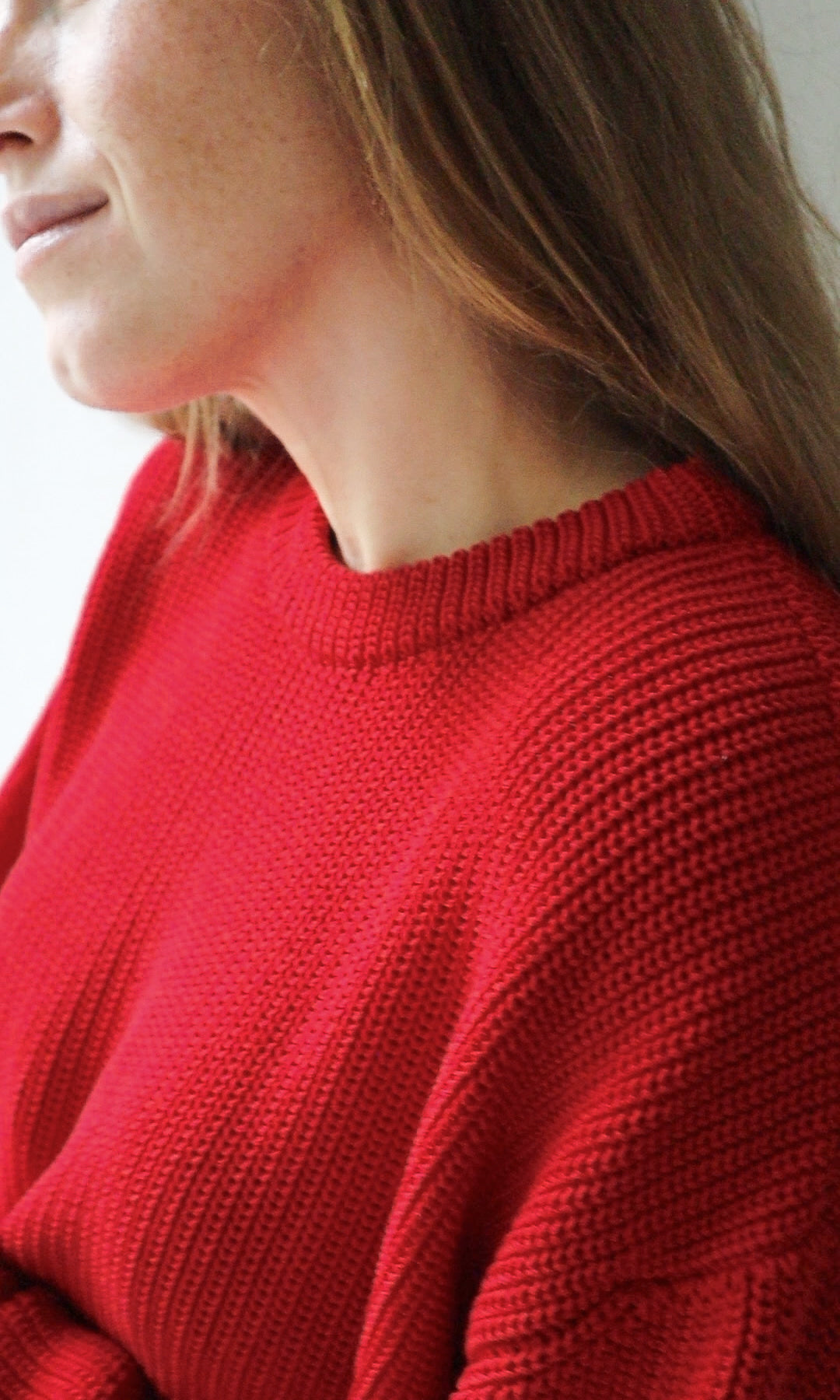 Strickpullover aus Bio Baumwolle