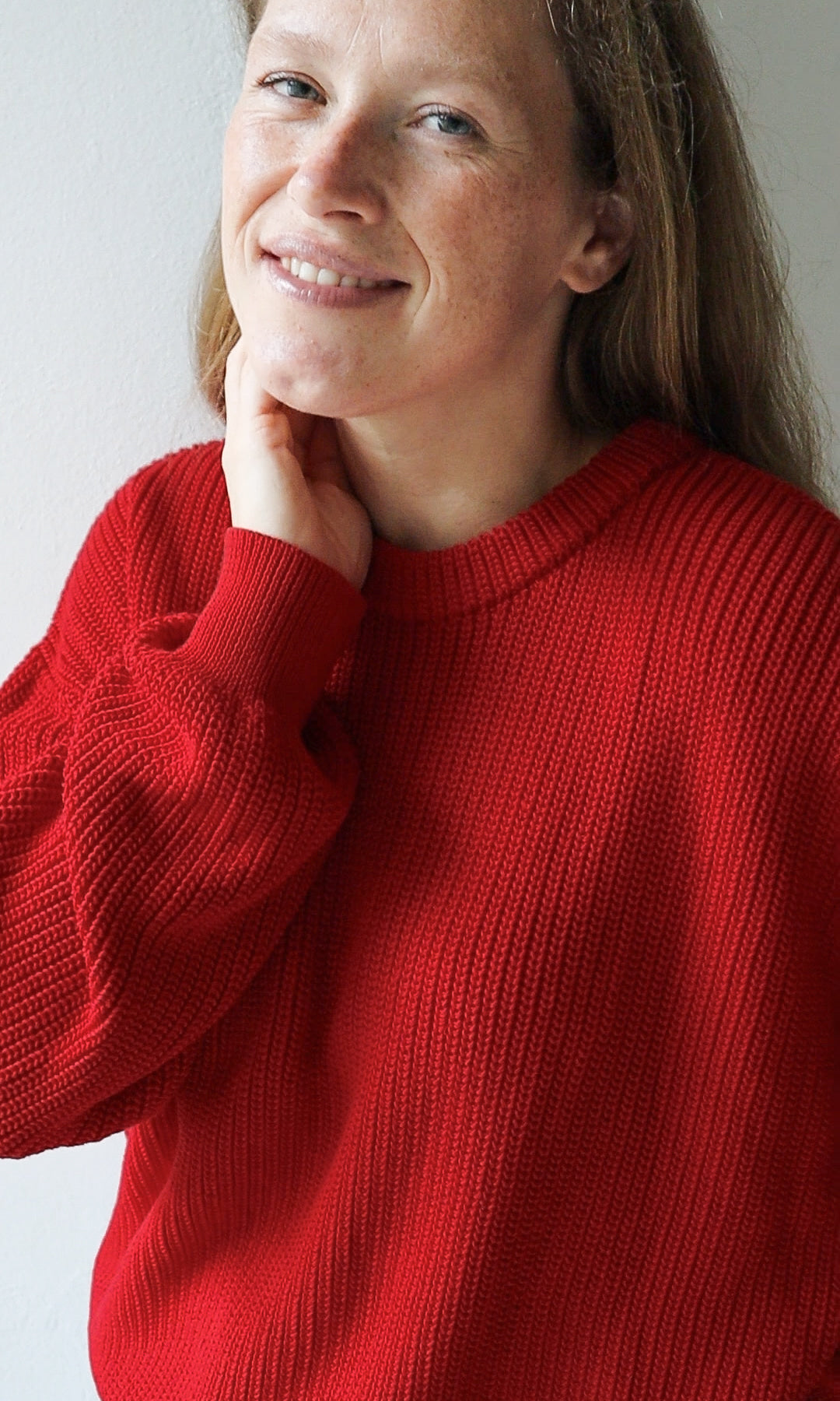 Strickpullover aus Bio Baumwolle