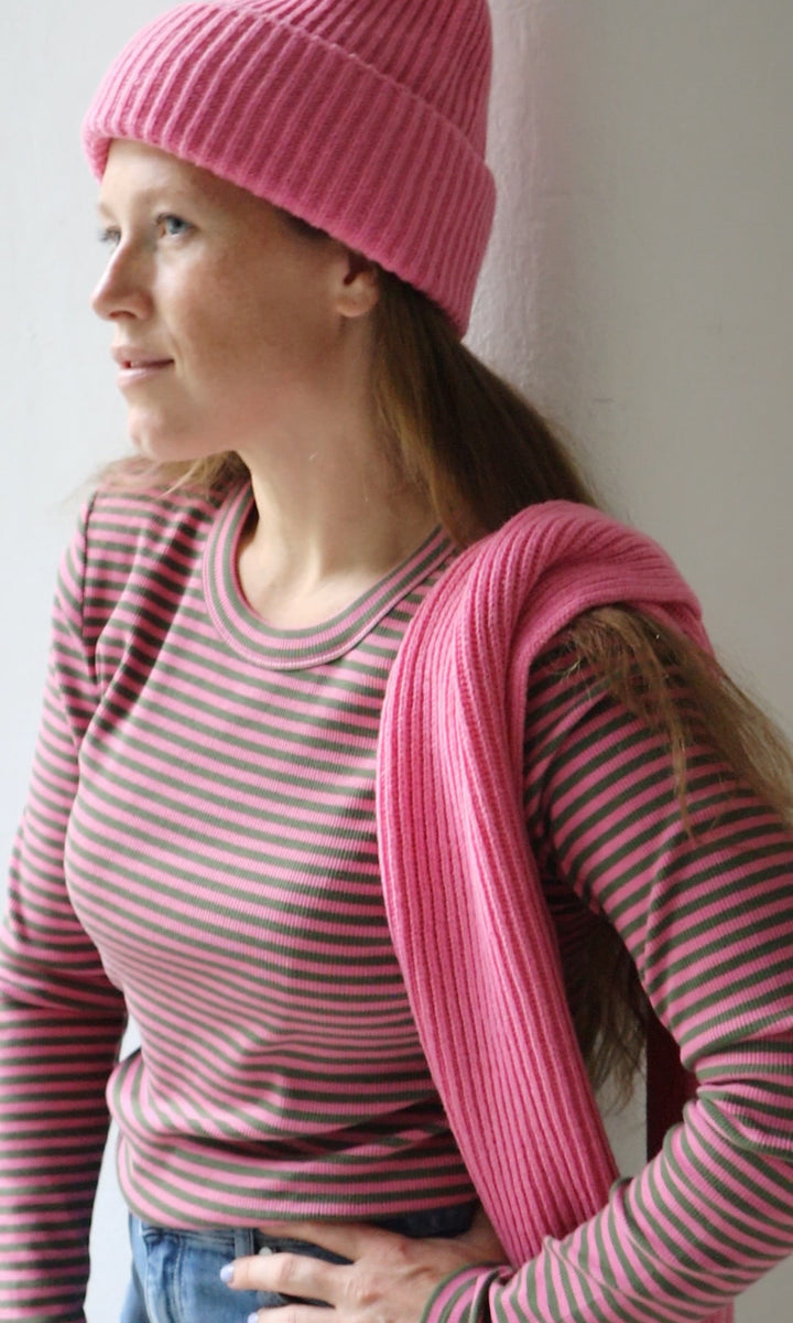 Gestreiftes Langarmshirt Zoé