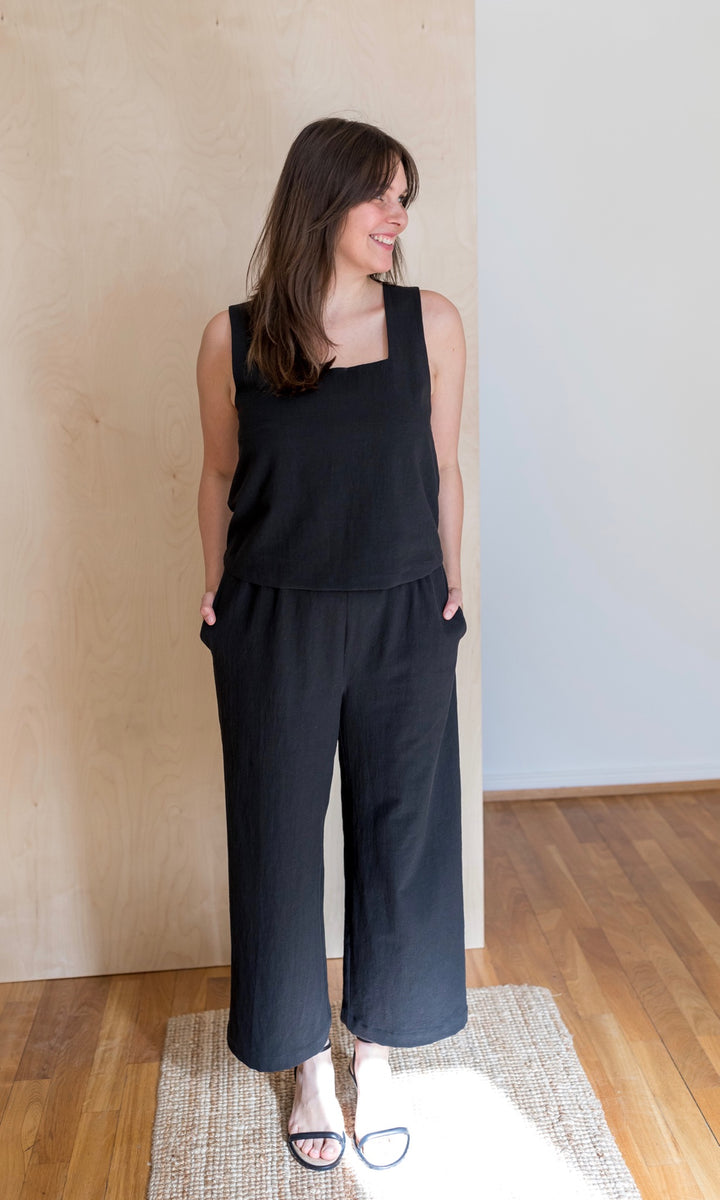 Trägertop aus Baumwolle (nur noch in XS, XL, XXL) - abricot coco