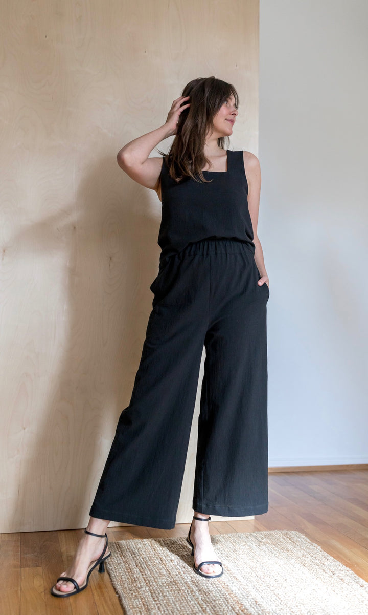 Trägertop aus Baumwolle (nur noch in XS, XL, XXL) - abricot coco
