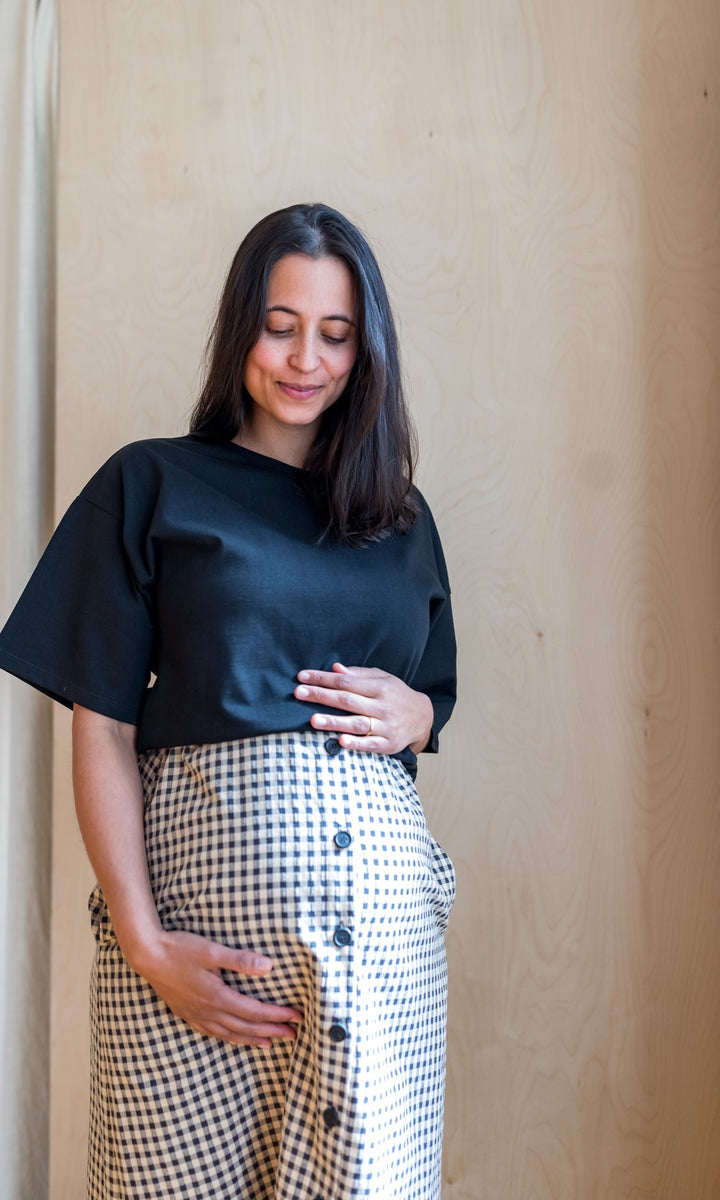 Cropped T-Shirt - abricot coco